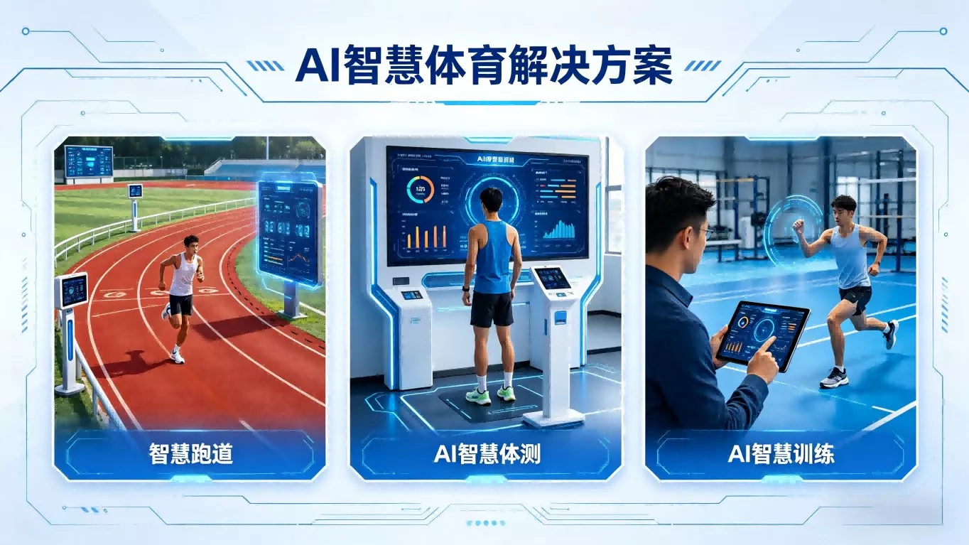 AI智慧体育：体测中心+智慧操场+智慧跑道